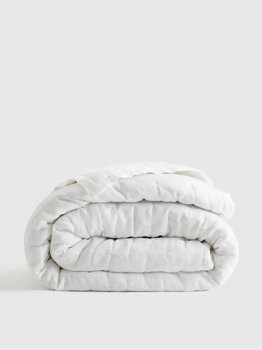 Quince White European Linen Dream Quilt and Shams Set - Retail $234